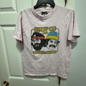 Chechen and Chong Pink Graphic Tee - Short Sleeve m
